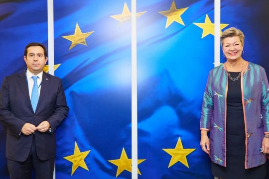 Στην Αθήνα η Επίτροπος μετανάστευσης Ίλβα Γιόχανσον