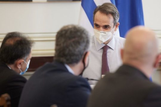 Ικανοποιημένος ο Μητσοτάκης από την αντιμετώπιση του προσφυγικού