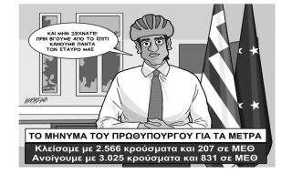 Σκίτσο της Εφ.Συν. [Κ. Γρηγοριάδης 24.04.2021]