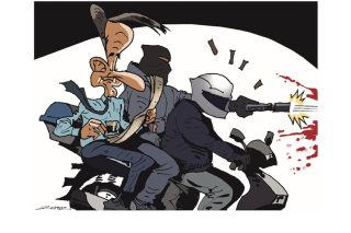 Σκίτσο της Εφ.Συν. [Π.Ζερβός 12.04.2021]