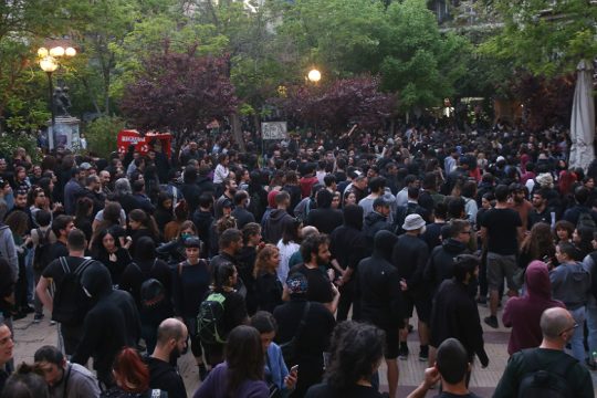 Χθες το βράδυ ήμουν στην πλατεία Αγίου Γεωργίου
