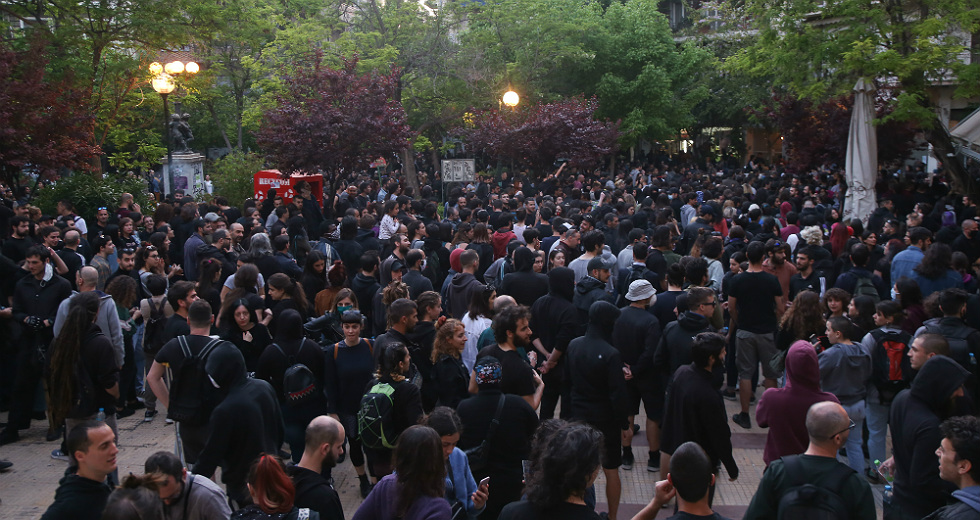 Χθες το βράδυ ήμουν στην πλατεία Αγίου Γεωργίου