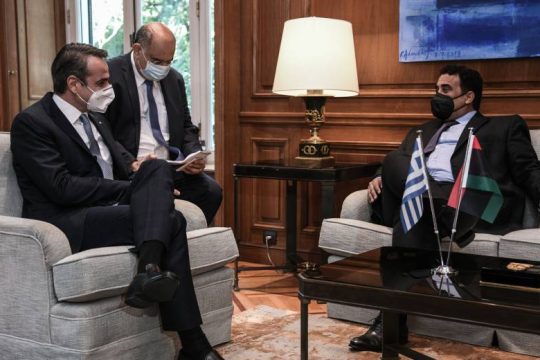 Επανεκκίνηση συνομιλιών για ΑΟΖ συμφώνησαν Κ. Μητσοτάκης και Πρόεδρος της Λιβύης