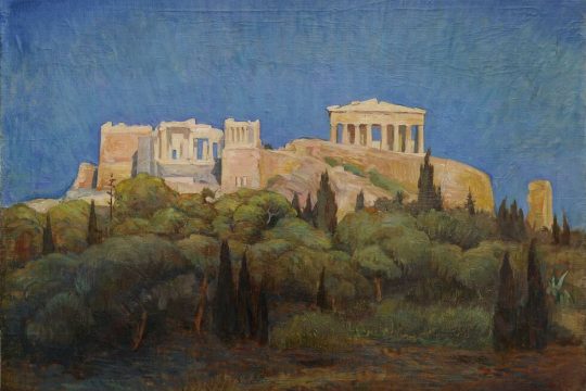 Γη του Θεάτρου Βράχων όπως Γλυπτά του Παρθενώνα
