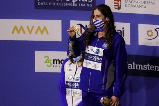 Χρυσή Ευρωπαία η Ντουντουνάκη στα 100 μ. πεταλούδα