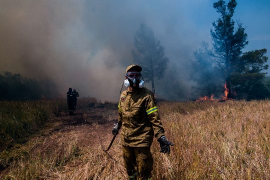 Μία σύλληψη για τη φωτιά κοντά στο Σχιστό – Τέθηκε υπό έλεγχο