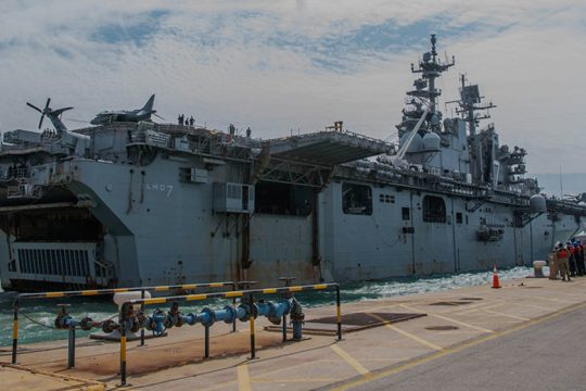 Χανιά: Συλλαλητήριο διαμαρτυρίας για την έλευση του «Iwo Jima» στη Σούδα