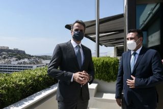 Συνάντηση Μητσοτάκη – Ζάεφ