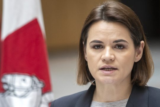 Ζητά ευρωπαϊκή παρέμβαση στη Λευκορωσία η Τιχανόφσκαγια