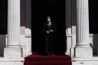 Ο Μητσοτάκης στους Αιγός Ποταμούς