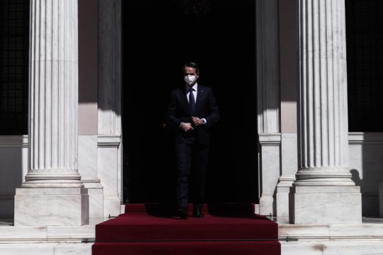 Ο Μητσοτάκης στους Αιγός Ποταμούς