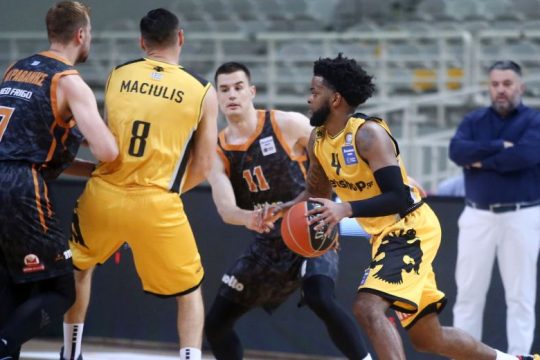 Basket League: Στην τρίτη θέση η ΑΕΚ