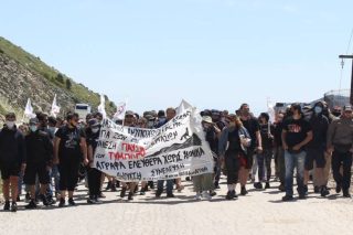 Ξύλο και χημικά στην κινητοποίηση ενάντια στην καταστροφή των Αγράφων