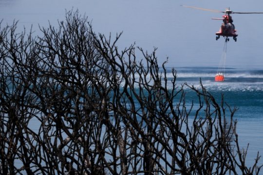 Δασικές πυρκαγιές σε Χίο και Κερατέα