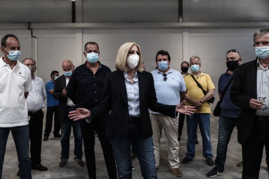 Επικεφαλής η Φώφη στη συγκέντρωση