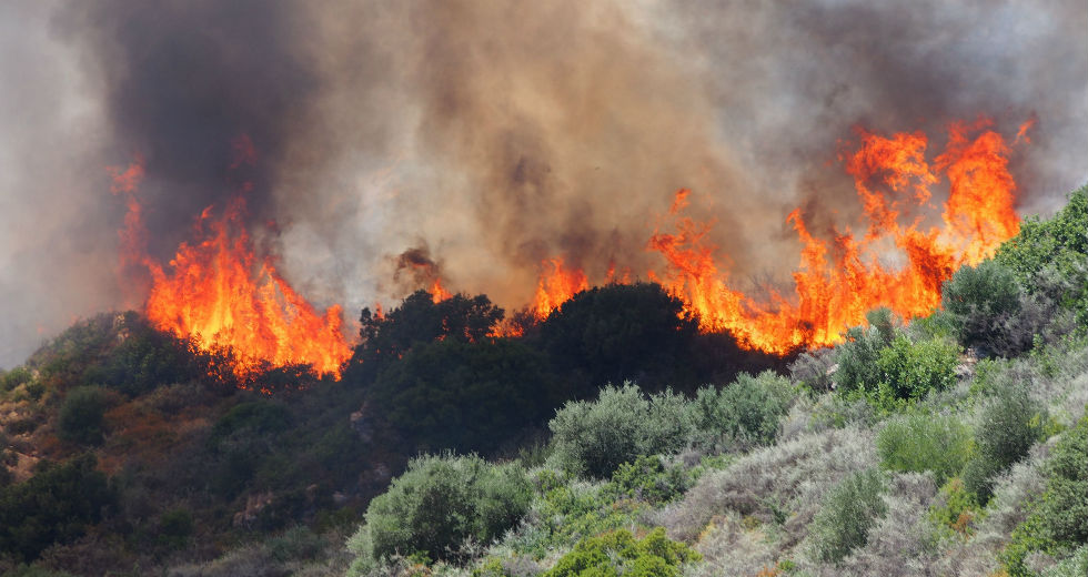 Στο «κίτρινο» η Κρήτη, υψηλός ο κίνδυνος πυρκαγιών