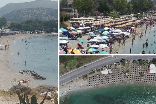 Μαίνεται η μάχη της ξαπλώστρας