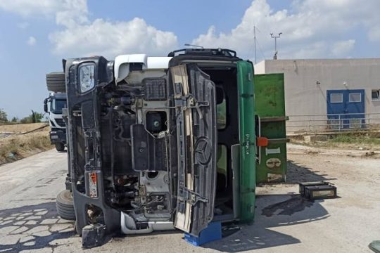 Εργατικό ατύχημα στον ΧΥΤΑ Μαυροράχης στη Θεσσαλονίκη
