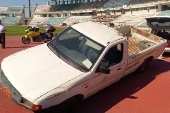 Τροχαίο εντός γηπέδου