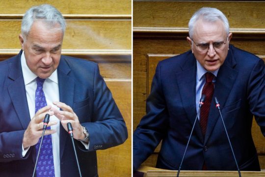 Σύγκρουση Βορίδη-Ραγκούση στη Βουλή με φόντο το νομοσχέδιο για τους ΟΤΑ