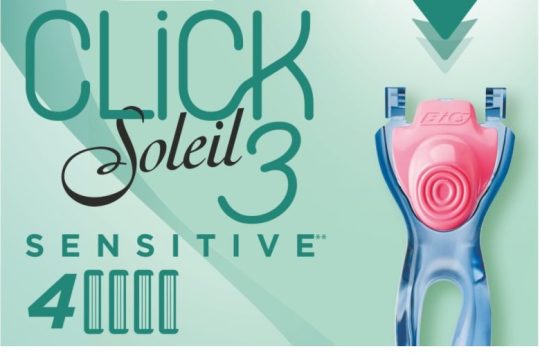 Νέο Click 3 Soleil Sensitive®: το πρώτο γυναικείο ξυραφάκι της BIC με ανταλλακτικά