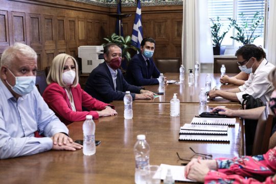 Επαφές Γεννηματά με το κόμμα των Πρασίνων
