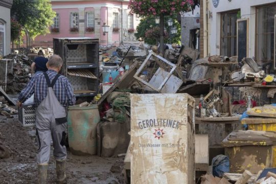 Εικόνες καταστροφής από Γερμανία, Βέλγιο και Ολλανδία