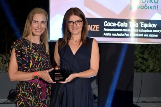 Coca-Cola Τρία Έψιλον: Βronze βραβείο στα Packaging Awards 2021