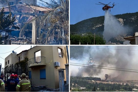 Σε πύρινο κλοιό η Αχαΐα