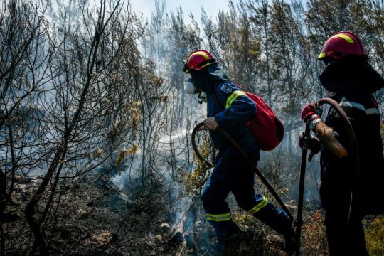 Ολονύχτια προσπάθεια για να ελεγχθούν οι πυρκαγιές