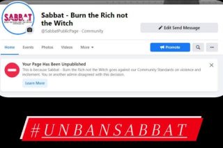 #UnbanSabbat: «Έπεσε» η σελίδα της φεμινιστικής συλλογικότητας στο FB