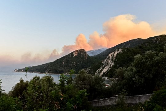 Υπό πλήρη έλεγχο η πυρκαγιά στη Σάμο