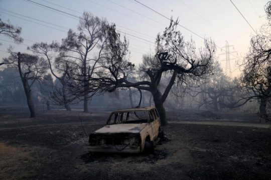 Η κατάσταση στη Βαρυμπόμπη μετά την μεγάλη καταστροφή