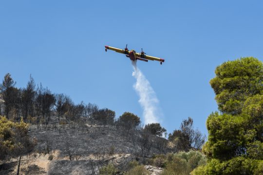 Η Αχαΐα μετρά τις πληγές της – Καλύτερη εικόνα από το πύρινο μέτωπο