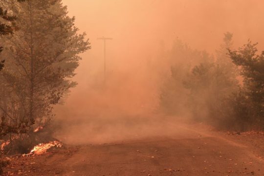 Αποχώρησαν οι Ρουμάνοι πυροσβέστες από την Εύβοια
