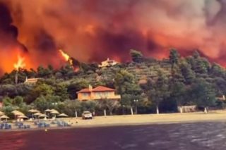 Ολική καταστροφή στη Β. Εύβοια