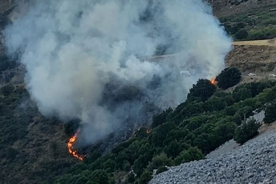 Τέθηκε υπό έλεγχο η φωτιά στην Κερά Λασιθίου