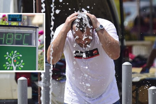 Θερμοκρασίες στο κόκκινο