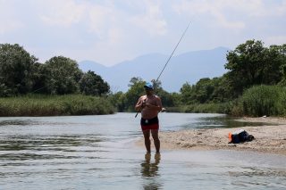 Επικοινωνιακό σόου από Αγοραστό για τον άνυδρο Πηνειό