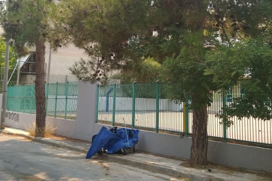 Καταγγελία για εμπρησμό σε κάδους στην Πετρούπολη