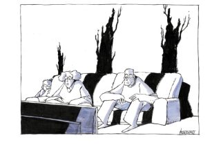 Σκίτσο της Εφ.Συν. [Μ.Κουντούρης 11.08.2021]