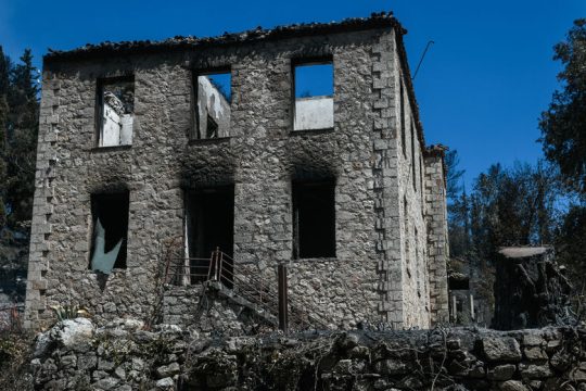 Ασθενείς άνεμοι έπνεαν στο Τατόι όταν ξέσπασε η φωτιά