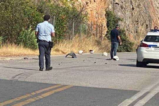 Ένας νεκρός και τρεις τραυματίες σε θανατηφόρο τροχαίο στα Χανιά