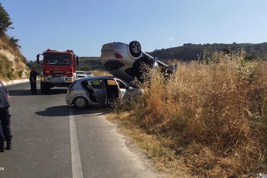 Σοβαρός τραυματισμός μητέρας και παιδιού σε τροχαίο στον ΒΟΑΚ