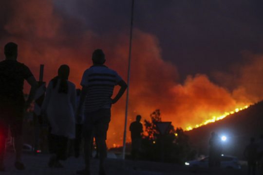 Τουρκία-πυρκαγιές: σε κίνδυνο θερμοηλεκτρικός σταθμός, εκκένωση οικισμών