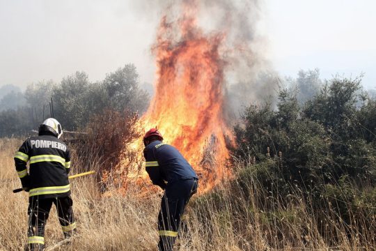 Πυρκαγιά σε εργοστάσιο του Ασπρόπυργου – Με μικρές εστίες το μέτωπο στην Κάρυστο