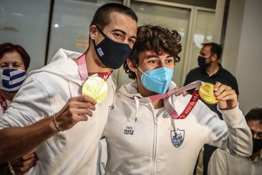 Η επιστροφή των νικητών από το Τόκιο