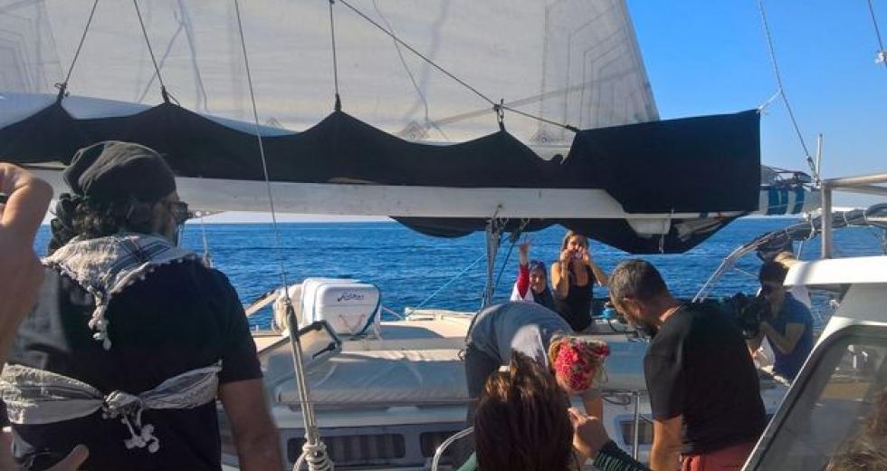 Ο «πειρατής» μας στο «Καράβι για τη Γάζα»