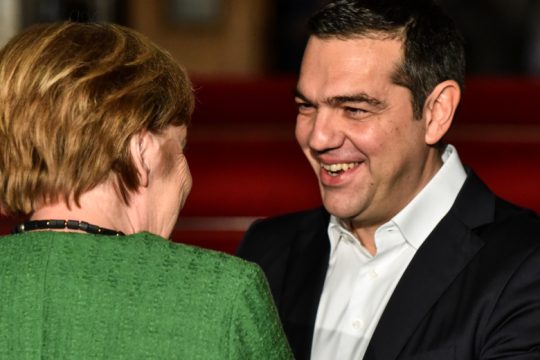 Το «αντίο» του Αλέξη Τσίπρα στην Άνγκελα Μέρκελ