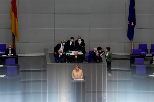 Η τελευταία ομιλία της Μέρκελ ως καγκελάριος της Γερμανίας